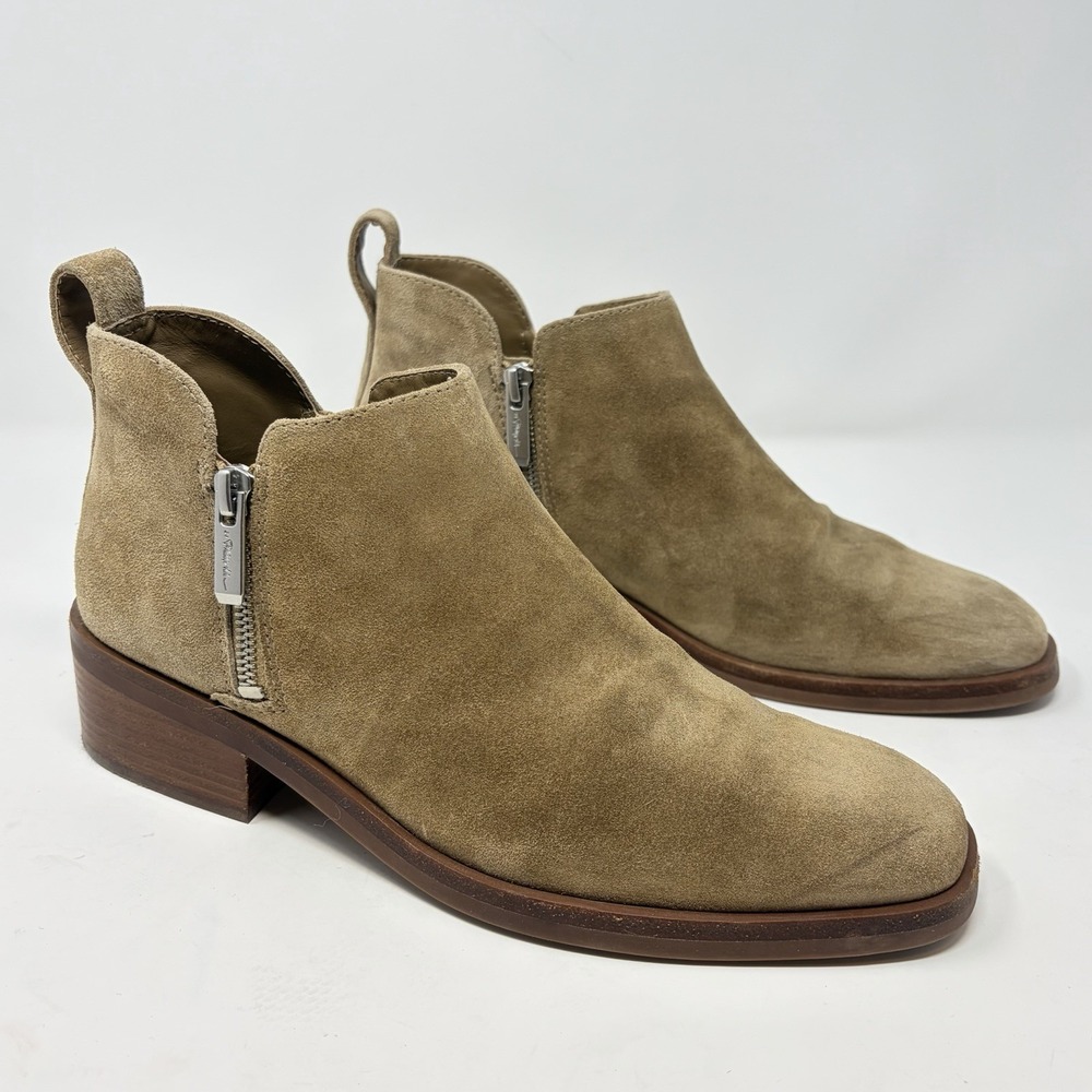 3.1 Phillip Lim Women's Beige Alexa Suede Ankle Boot Shoes Size EU‎ 39 US 8.5